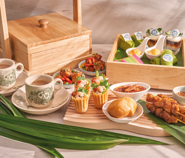 Merli Singapore Afternoon Tea Set at Satay Inn