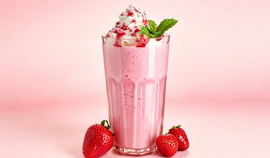 Strawberry Yogurt Milkshake