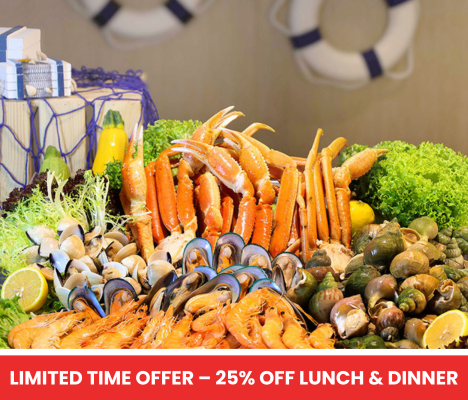 Flash Sale – 25% Off Semi-buffet Lunch and Dinner