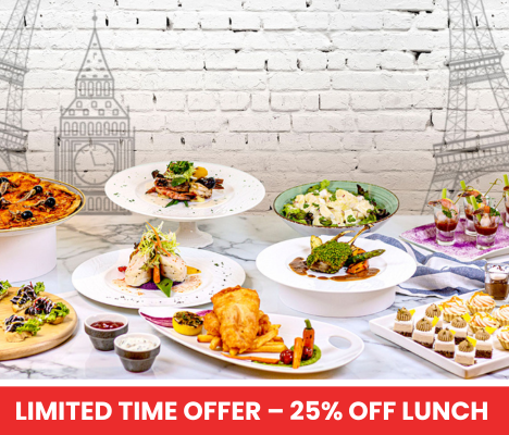 Flash Sale – 25% Off Semi-buffet Lunch
